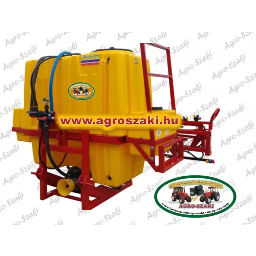 Függesztett szántóföldi permetezőgép 1000l / 15 m (Schriffert) erősített vázzal és kerettel (EURO KÖZÉPÁRFOLYAM SZERINT!)