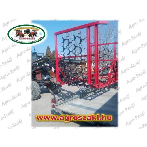 Láncborona, Gyepborona 6m hidraulikus nyitással! 