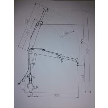 BIG-BAG zsákemelő 1,2 tonnás terhelhetőséggel, fronthidraulikára is rakható