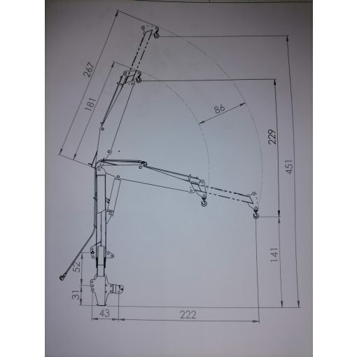 BIG-BAG zsákemelő 1,2 tonnás terhelhetőséggel, fronthidraulikára is rakható