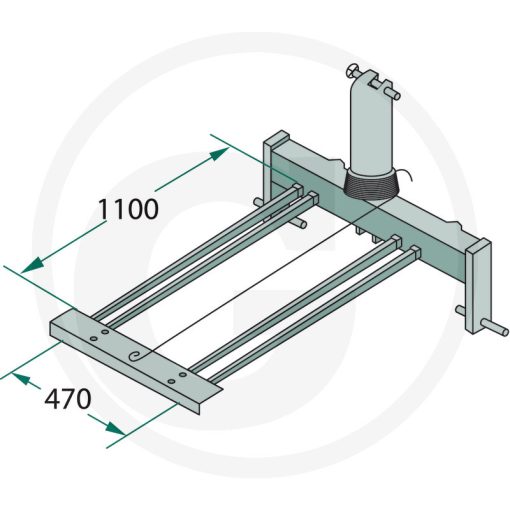 Bálahordó villa (1100kg terhelhetőséggel) 