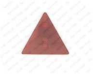 Prizma piros háromszög műanyag