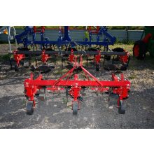 Sorközművelő kultivátor 3 kocsis kompletten (művelő tagokkal, állítható töltögető ekékkel) 