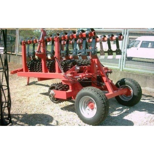 Csillaggyűrűs henger 6,2m munkaszélességgel simítóval szerelve! 