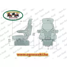Grammer Maximo Dynamic DDS 1288545 (MSG95AL/741) légrugós ülés