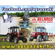 Műtrágyaszóró 2 tárcsás, hidr. nyitás-zárás (1200 literes) ponyvával
