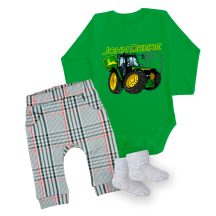 Zöld traktoros, Zöld Baby Body, naci és zokni
