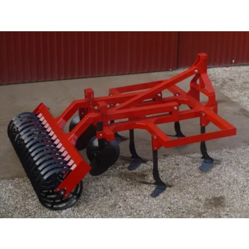 Grubber 2,2 m 5-szárnyas kapával ékgyűrűs hengerrel 