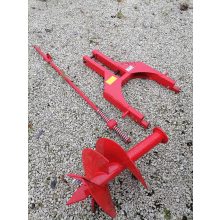 Gödörfúró Lengyel 2 db fúrófejjel (25+50cm) együtt 