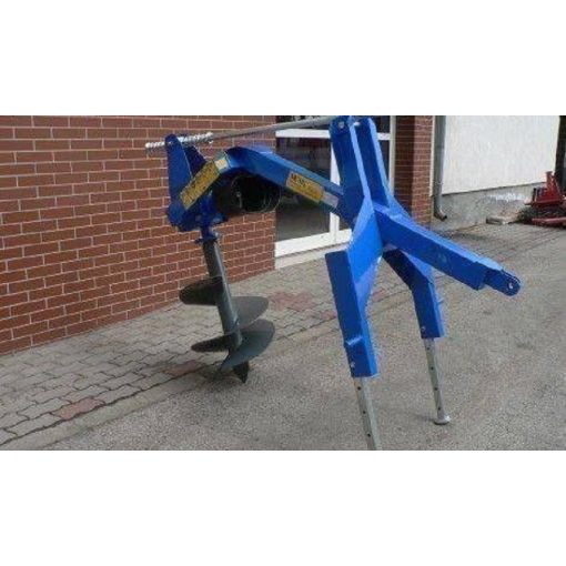 Gödörfúró Lengyel 2 db fúrófejjel (25+50cm) együtt 