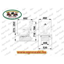 Grammer Maximo Comfort Plus légrugós ülés  1288546