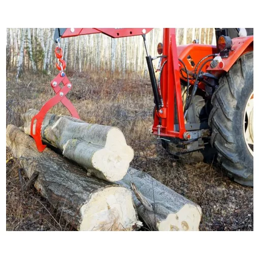 Big-Bag zsákemelő, farönk emelő mechanikus gémmel, 800 kg
