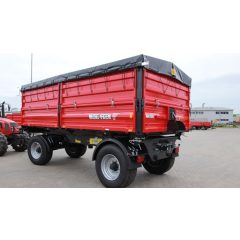   Metal-Fach T710/2 8 tonnás Pótkocsi ponyvával, magasítóval 