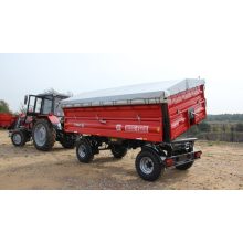 Metal-Fach T710/2 8 tonnás Pótkocsi ponyvával, magasítóval 