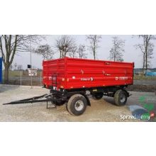 Metal-Fach T710/2 8 tonnás Pótkocsi ponyvával, magasítóval 