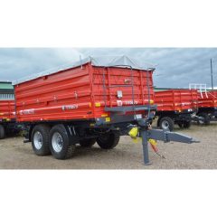   Metal-Fach T730.1 8Tonnás PÓTKOCSI ponyvával, magasítóval 