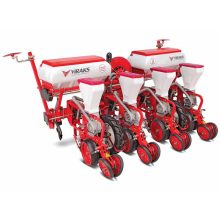 Szemenkénti vetőgép török, 4 soros,dupla tárcsás, műtrágya adagolóval   