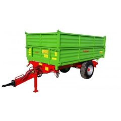   Egytengelyes 2,5 tonnás lengyel pótkocsi magasítóval, légfékkel 