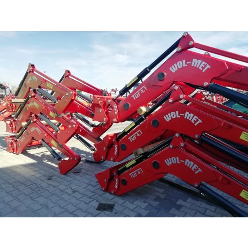 Wol-Met Homlokrakodó (lengyel), 1,5T teherbírású, joystickkal + AJÁNDÉK HÁTSÓHÍD MEREVÍTŐVEL